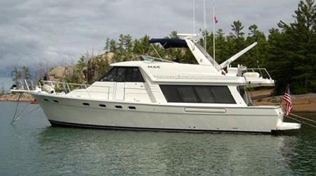 BAYLINER 47 MY -sistership-Campellford ON to Orillia ON